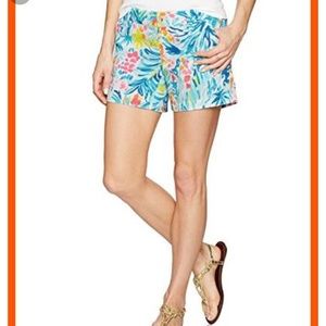 Lilly Pulitzer Callahan Short, Serene Blue size 14